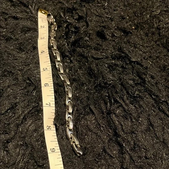 Men's Silver Chain Bracelet - Picture 2 of 4